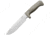 Lionsteel M7 Fixed Blade Satin Knife, 7 satin finish Sleipner tool steel blade, Green canvas micarta handle, M7 CVG