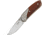 Lionsteel Mini Linerlock Santos Wood Folding Knife, 2.25in Satin D2 Tool Steel Drop Point, Santos Wood Handle, Titanium Bolster, Pocket Clip, Thumb Stud, 8200 ST
