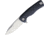 Lionsteel ROK Framelock Folding Knife, 3.25in Satin Bohler M390 SS Drop Point, Black Aluminum Handle, ROK A BS