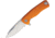 Lionsteel ROK Framelock Folding Knife, 3.25in Satin Bohler M390 SS Drop Point, Orange Aluminum Handle, ROK A OS