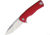 Lionsteel ROK Framelock Folding Knife, 3.25in Satin Bohler M390 SS Drop Point, Red Aluminum Handle, ROK A RS