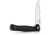 Lionsteel Skinny Framelock Folding Knife by Michele Pensato, 4.5in Closed, 3.5in Stonewash CPM MagnaCut Stainless Blade, Black Aluminum Handle, SK01ABS