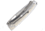Lionsteel TiSpine Framelock Gray Shiny Folding Knife, 3.25in Satin M390 SS Blade, Gray Sculpted Titanium Handle, Thumb Pull, Pocket Clip, Packaged In A Plexiglass Tube, Shiny Finish Handle, TS1 GS