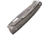 Lionsteel TiSpine Framelock Matte Folding Knife, 3.25in Damascus Steel Blade, Bronze Matte Finish Titanium Handle, Thumb Pull, Pocket Clip, Packaged In A Plexiglass Tube, TS1DS BM