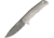 Lionsteel TRE Damascus Boomerang Folding Knife,2.875in,Drop Point,Matte Gray,Titanium Handle LSTTREDBGY