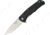 Lionsteel TRE G-10 Framelock Black Folding Knife,2.88in,Bohler M390 Steel,Drop Point,Stonewash,Black,G10 Handle LSTTREGBK