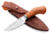 Lionsteel Willy Fixed Blade Knife, 3.1in, M390 Steel, Drop Point, Micarta/Ti Handle, Natural, WL1 CVN