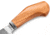 Lionsteel Willy Fixed Blade Knife, 3.1in, M390 Steel, Drop Point, Olive Wood Handle, Olive, WL1 UL