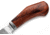 Lionsteel Willy Fixed Blade Knife, 3.1in, M390 Steel, Drop Point, Santos Wood Handle, Santos, WL1 ST