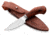 Lionsteel Willy Fixed Blade Knife, 3.1in, M390 Steel, Drop Point, Santos Wood Handle, Santos, WL1 ST