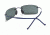 Maui Jim Little Beach Sunglasses w/ Blue Frame and Neutral Grey Lenses - 515-03, Back View