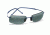 Maui Jim Little Beach Sunglasses w/ Blue Frame and Neutral Grey Lenses - 515-03, Quarter View