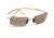 Maui Jim Little Beach Sunglasses w/ Amber Frame and HCL Bronze Lenses - H515-21, Quarter View
