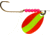 Little Joe Walleye Spinner, Orange/Yellow, 6/Strip Carded, LR778
