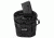 Loaded Gear CX-700 Drawstring Dump Pouch, Compatible w/ Molle System, Black, 5.5 x 3 x 7.5 in BI12624