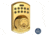 Lockstate Electronic Keypad Deadbolt, Bolder Style, Polished Brass, LS-DB550-PB