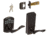 Lockstate Electronic Keypad Lever Door Lock, Bolder Style, Rubbed Bronze, LS-L550-RB
