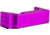 Lockstep Arms Glock 43X/48 Mag Release, Purple, LA-G43X-150-PUR