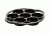 Lodge Cast Iron Mini Cake Pan, Black, L7B3