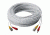 Lorex Video RG59 Coaxial BNC/power Cable CB60URB, White, 60ft, LORCB60URB