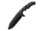LOTAR Combat Karnaff Gen 2 MilSpec Elite Fixed Blade Knives, 109mm, CPM3V, Drop Point, G10, Partially Serrated, Black, R102SWX
