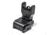 LPA AR Tactical Ghost Ring Adjustable Iron Sight, Adjustable Height by Click Washer, Picatinny Rail, Black, T-MAS5