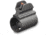 LPA Front Shotgun Sight - Clamp-On Band - Red Fiber Optic, Black, SG3+M1F