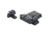 LPA SPR Adjustable White Dot Sight Set For H&amp;K 40 USP, Black, SPR49HK30