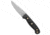 Lt Wright Knives LT Wright Knives LTAC GNS Saber Fixed Blade Black Mountain 4.5" Satin, Black, O1, adult, BHQ-191355