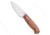 LT Wright Knives Patriot Fixed Blade Knife, 2.50in, CPM 3V, Drop Point Blade, Bone, Black Handle, Black/Gray, 5.75 inch, BHQ-99131