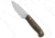 LT Wright Knives Patriot Fixed Blade Knife, 2.50in, A2, Drop Point Blade, Micarta, OD Green Handle, OD Green/Gray, 5.75 inch, BHQ-94585