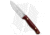LT Wright Knives Vault Series #4 Fixed Blade Knife, 3.75in, A2, Drop Point Blade, G-10, Red Handle, Red/Gray, 7.875 inch, BHQ-85652
