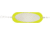 Luhr Jensen 4/0 Jensen Trout &amp; Kokanee Dodger, Chartreuse / Silver Prism-Lite, 5100-040-0158