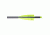 Lumenok Carbon Bolt, Green Flat Nock 20 in. 3 pk. BECF3G