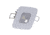Lumitec Square Mirage Down 380 Lumens Hi CRI LED Light w/ Dimming / Glass Housing, No Bezel, Warm White, 116199
