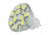 Lunasea Lighting MR11 10-30VDC/2.2W/140 Lumens LED Bulb, Warm White, LLB-11TW-61-00