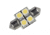Lunasea Lighting Single-Sided 10-30VDC/0.7W/60 Lumens 4 LED Festoon Light, Warm White, LLB-202W-21-00