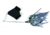 Lunker Lure Original Buzz Bait, Black Skirt/Black Blade, 3/8oz, 4238-0103