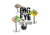 Lunkerhunt Big Eye Tail Spin Jig, Fire Tiger Glow, 1.3in &amp; 1/2 oz, BEJ303