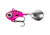 Lunkerhunt Big Eye Tail Spin Jig, Fluorescent Pink Glow, 1in &amp; 1/4 oz, BEJ105