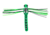 Lunkerhunt Dragonfly Bait Soft Bait, 1, 3in, Pondhawk, DRGF04