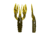 Lunkerhunt Finesse Craw Creature Bait, 8 Pack, 3in, Green Pumpkin, 8-FC01