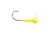 Lunkerhunt Gamefish Ball Head Jig, Gloss Chartreuse, 3/8 oz, JGFBG402