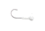 Lunkerhunt Gamefish Ball Head Jig, Matte White, 1/8 oz, JGFBT101