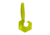 Lunkerhunt Hexa Grub, 8, 3in, Chartreuse Glow, HHXAGRB102