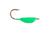 Lunkerhunt Lead Teary Jig, Fluorescent Green Glow, 1/8 oz, TJ04