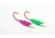 Lunkerhunt Lead Teary Jig, Fluorescent Green Glow, 1/8 oz, TJ04