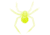 Lunkerhunt Micro Strider Soft Bait, 10, 1in, Chartreuse Glow, HMSTRD102