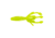 Lunkerhunt Micro Typhon Bait Tube, 10, 1.5in, Chartreuse Glow, MSBTUBE02