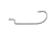Lunkerhunt Offset Worm Hook, 3/0, 3/0 Hook Size, TOSH01